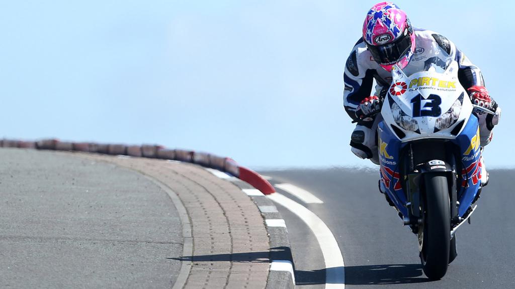 Lee Johnston at the North West 200