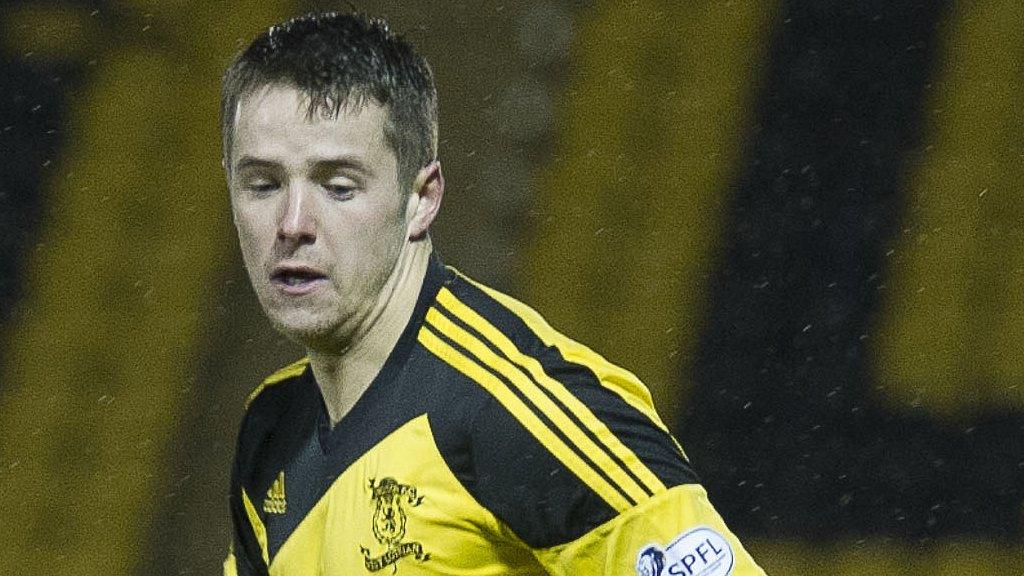 Livingston striker Marc McNulty