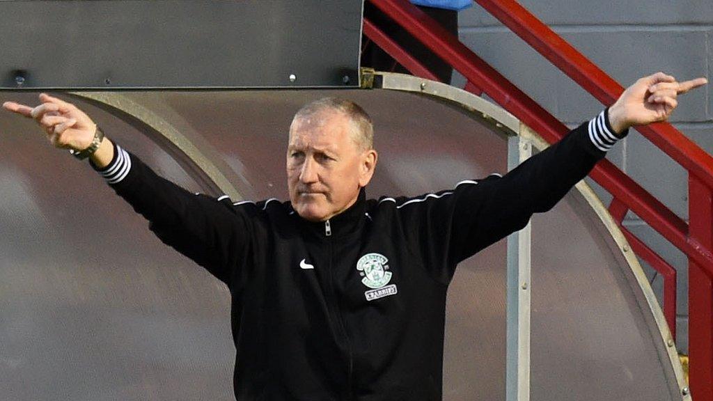 Hibernian manager Terry Butcher