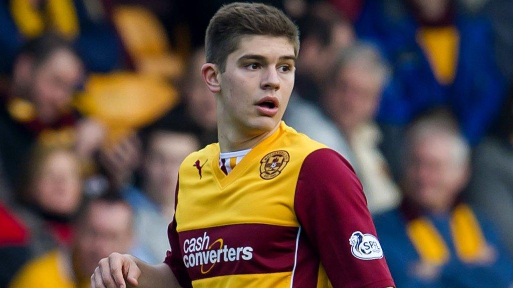 Motherwell midfielder Jack Leitch