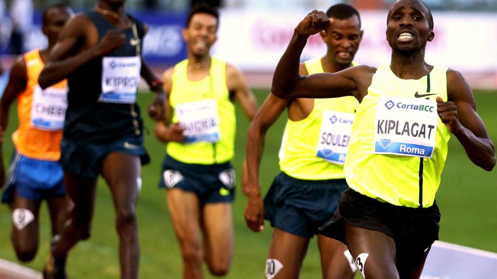 Silas Kiplagat of Kenya at the Diamond League in Rome