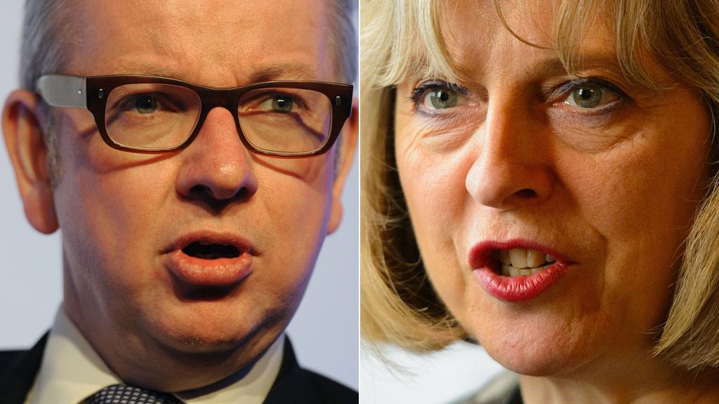 Michael Gove and Theresa May