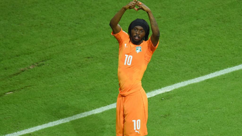 Ivory Coast"s forward Gervinho