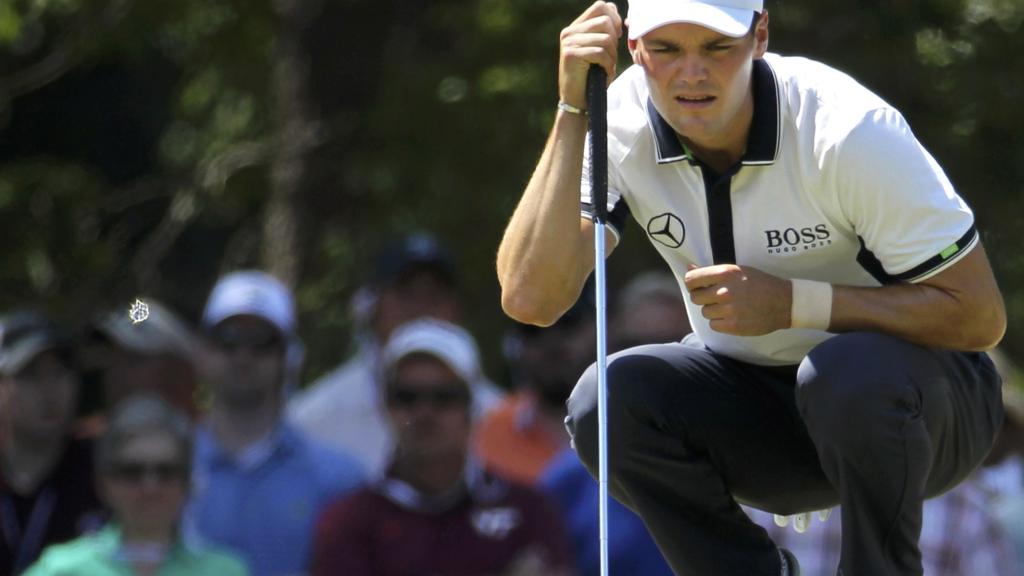 Martin Kaymer in action during the US Open