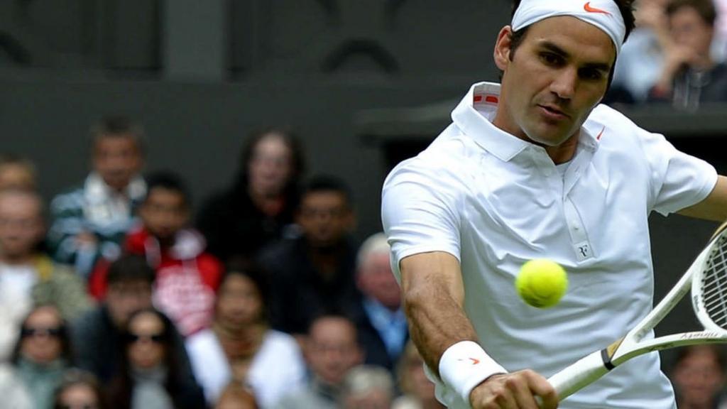 Roger Federer at the Wimbledon Championships