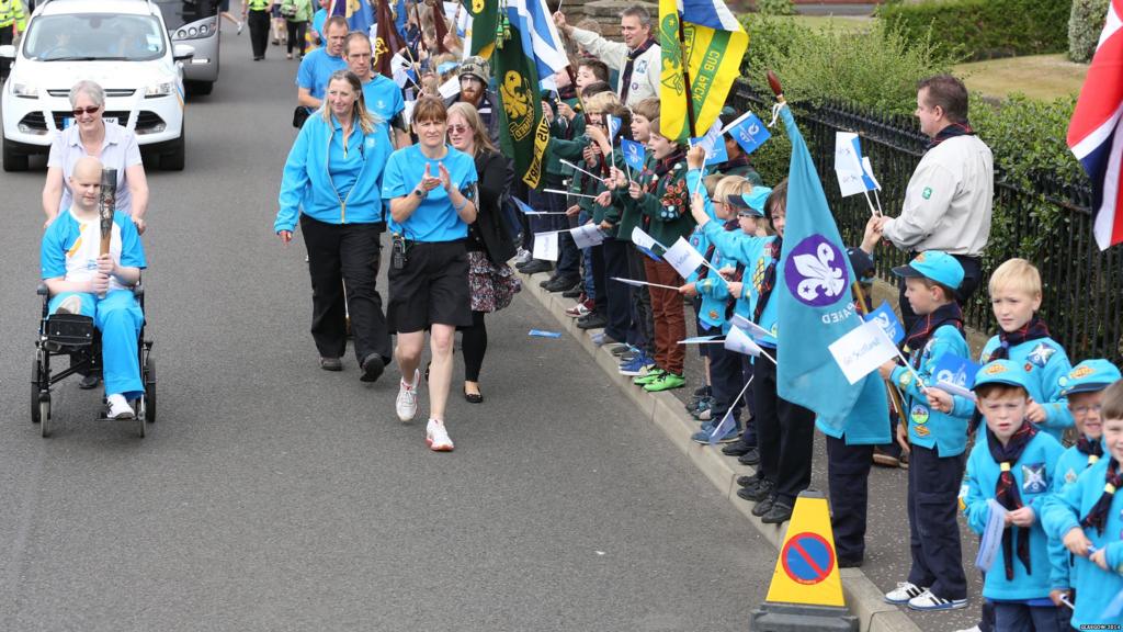 Carnoustie baton relay