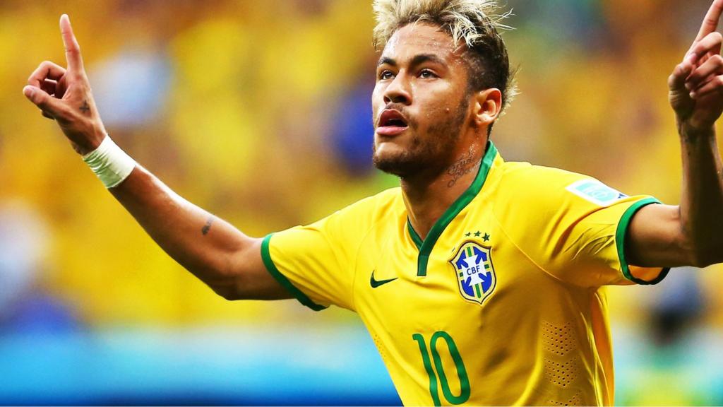 Neymar of Brazil