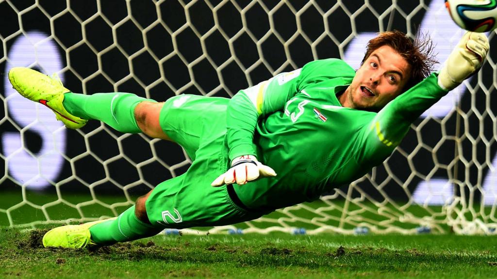 Netherlands keeper Tim Krul puts them through to the semi-finals