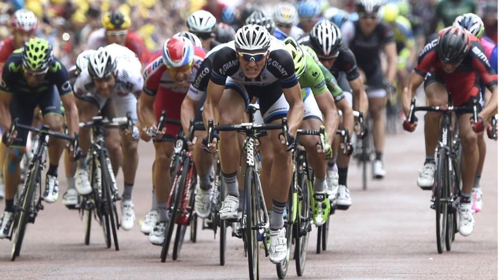 Marcel Kittel wins stage three of the Tour de France