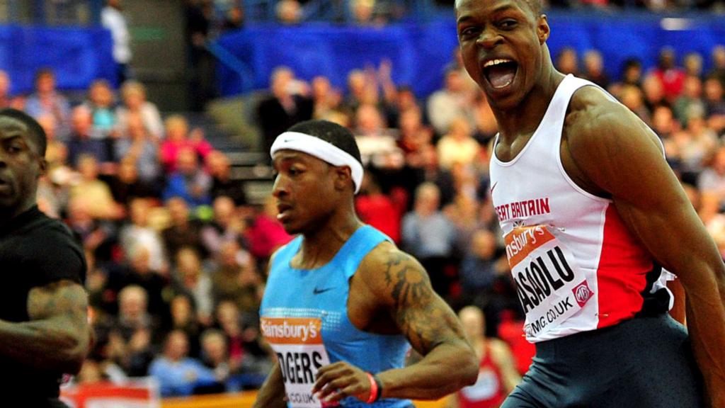 British sprinter James Dasaolu