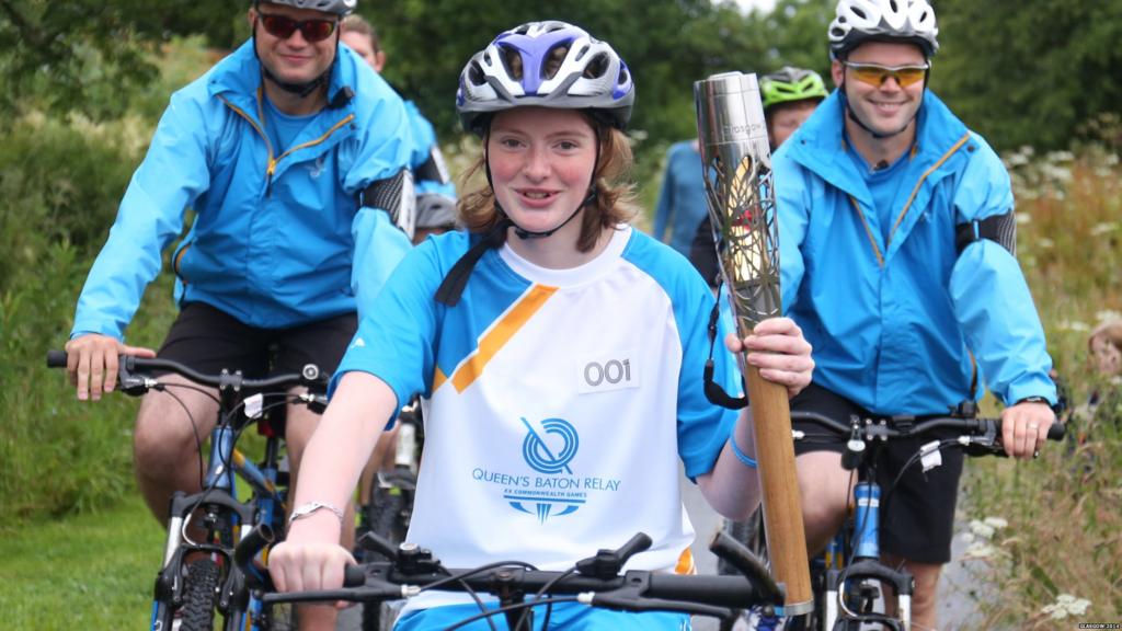 Baton relay in Appin