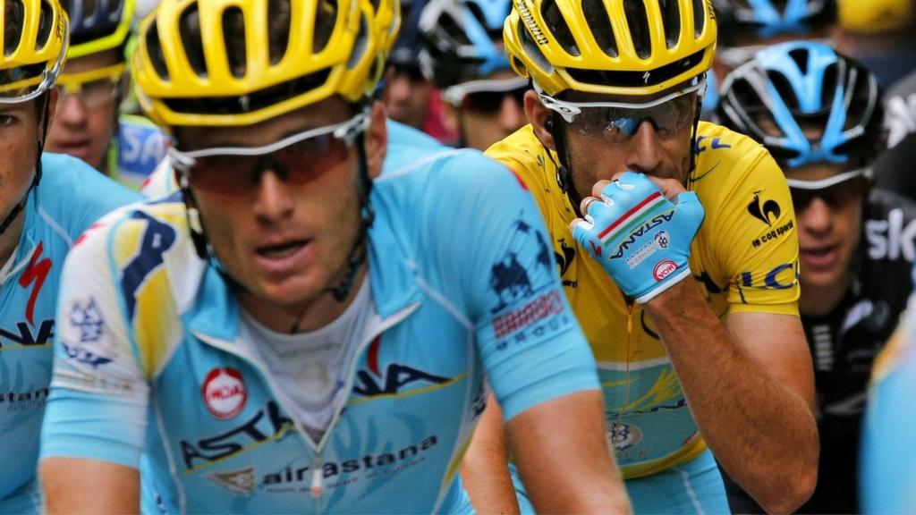 Vincenzo Nibali in the Tour de France