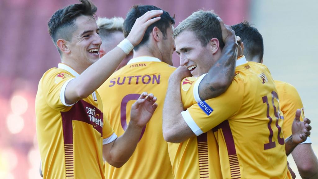 Josh Law has scored twice on his Motherwell debut