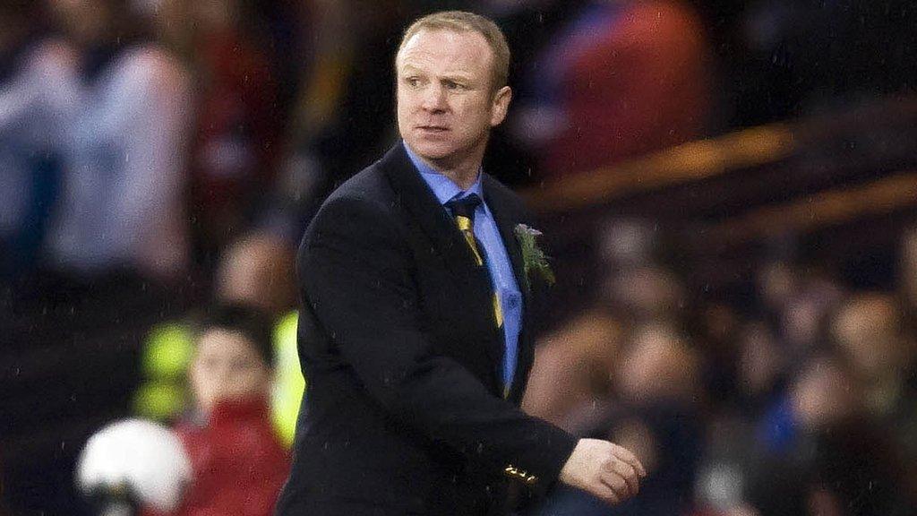 Alex McLeish during his spell in charge of Scotland