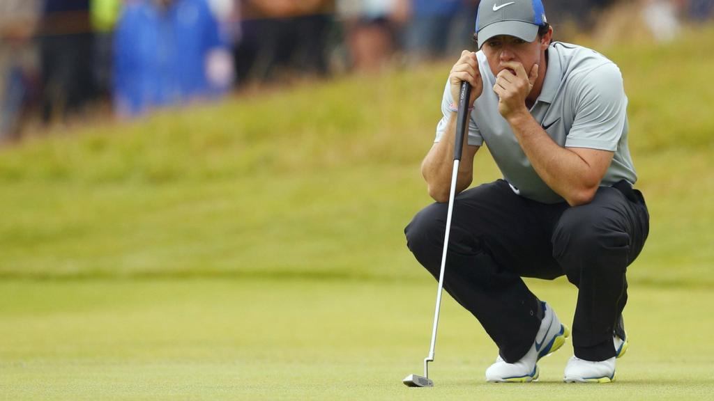 Rory McIlroy at the 2014 Open day three