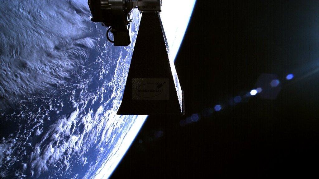 TechDemoSat-1 image of Earth