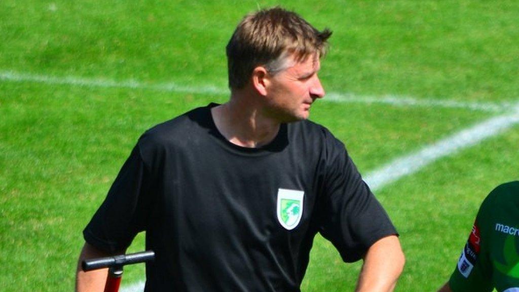 Guernsey FC manager Tony Vance