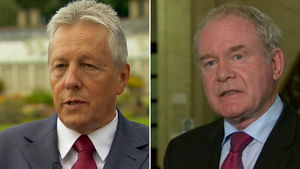 Peter Robinson and Martin McGuinness