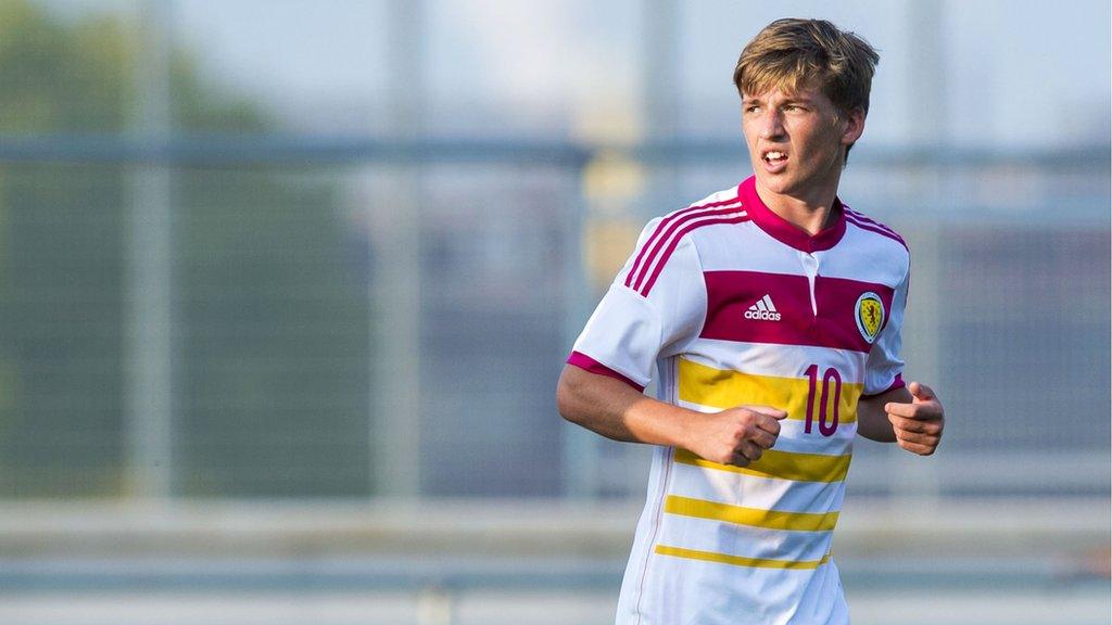 Ryan Gauld scored twice for Scotland's Under-21s against Luxembourg