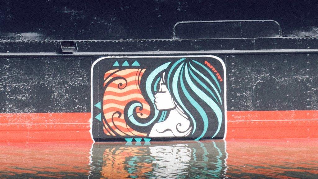 The Inkie artwork on the Thekla