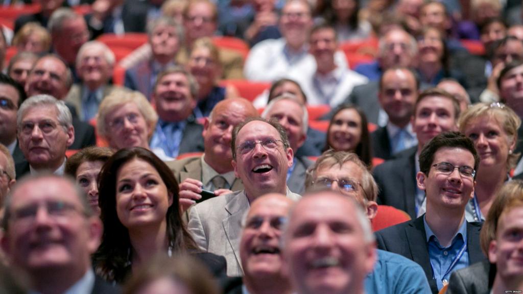 The audience at Conservative Party conference