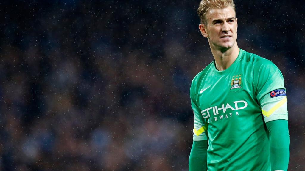 Manchester City keeper Joe Hart at full-time