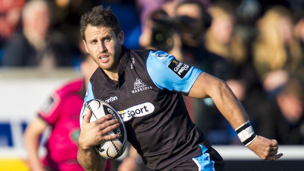 Glasgow Warriors double try scorer Tommy Seymour