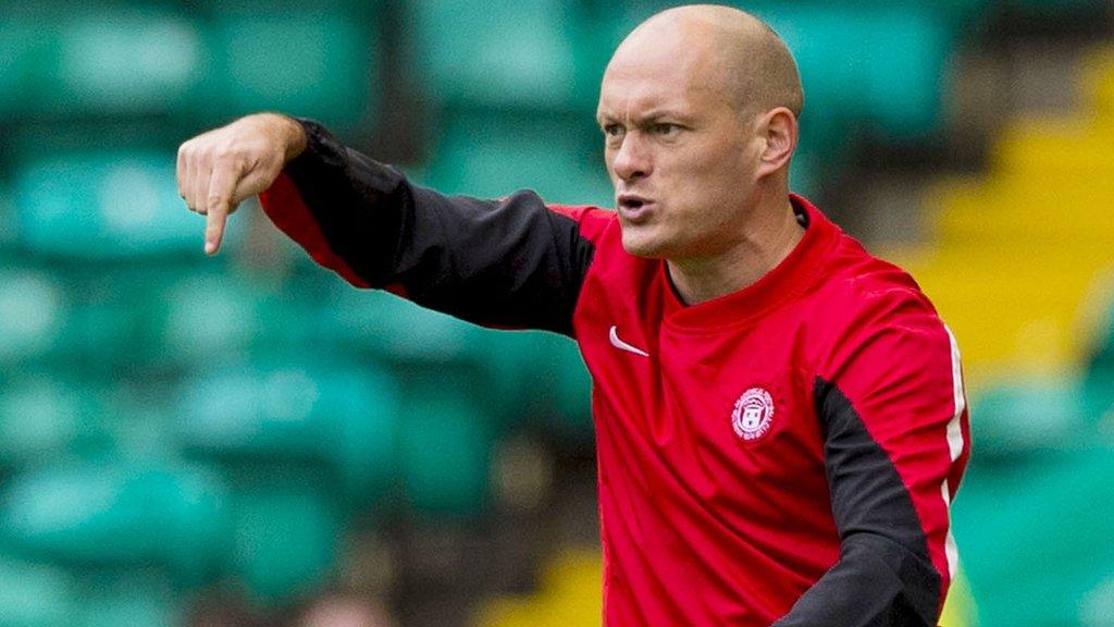 Hamilton Academical player-manager Alex Neil