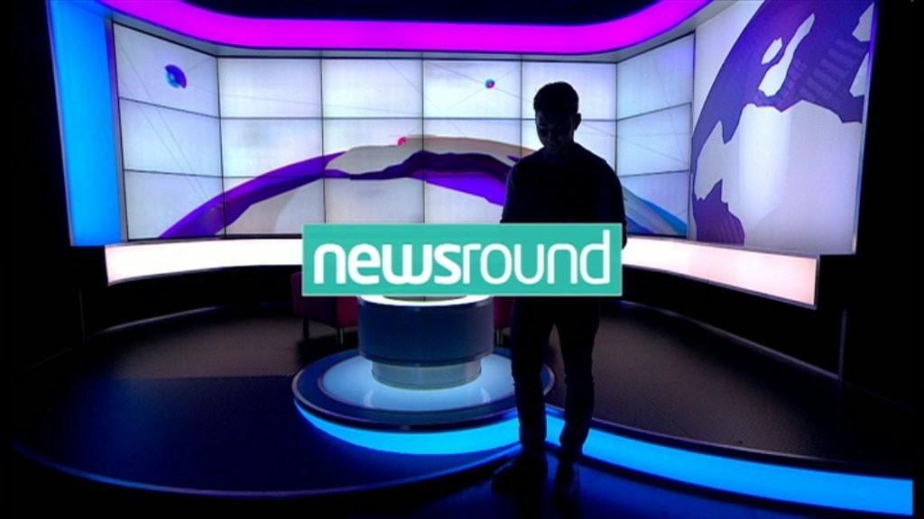 Ricky Boleto in the Newsround studio