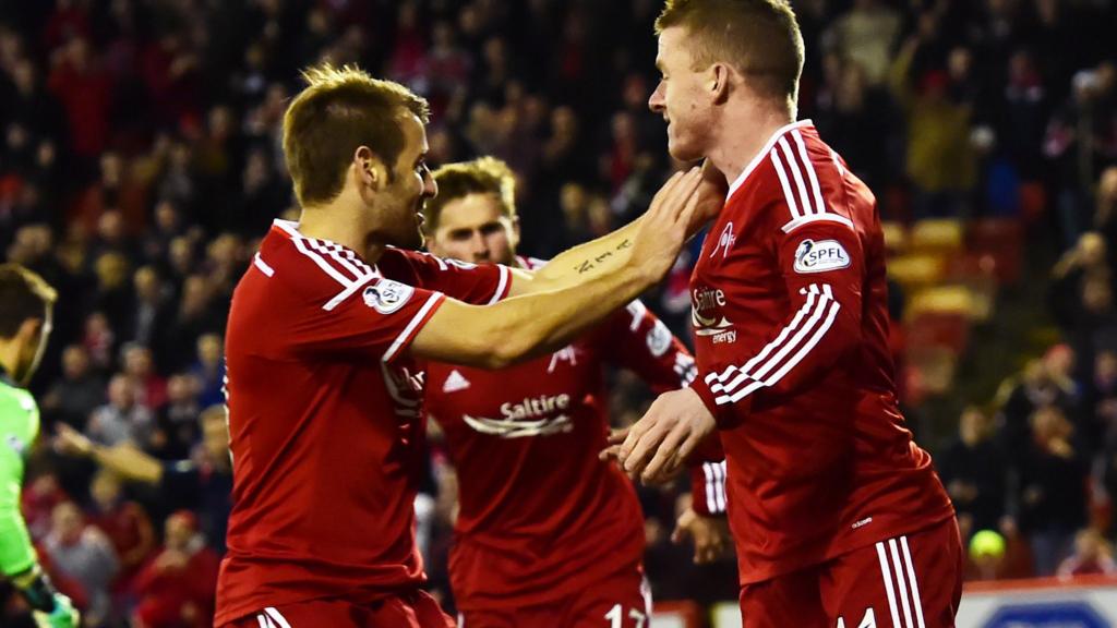 Jonny Hayes scored early for Aberdeen