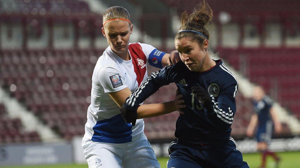 Scotland striker Jane Ross