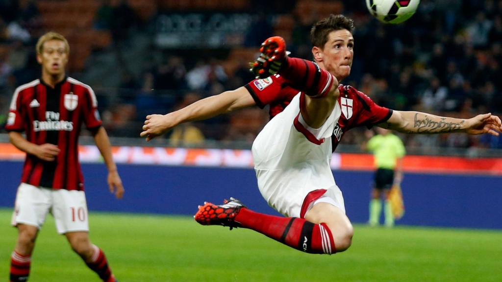 AC Milan striker Fernando Torres