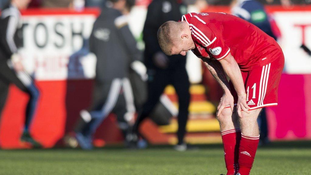 Jonny Hayes is a dejected figure at full-time