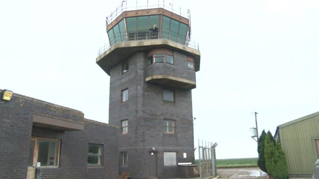 Control tower at RAF Wainfleet