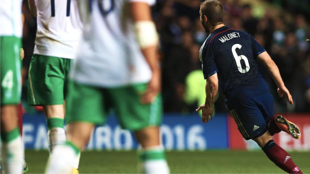 Shaun Maloney celebrates