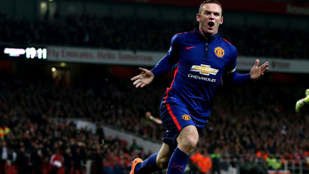 Wayne Rooney scores