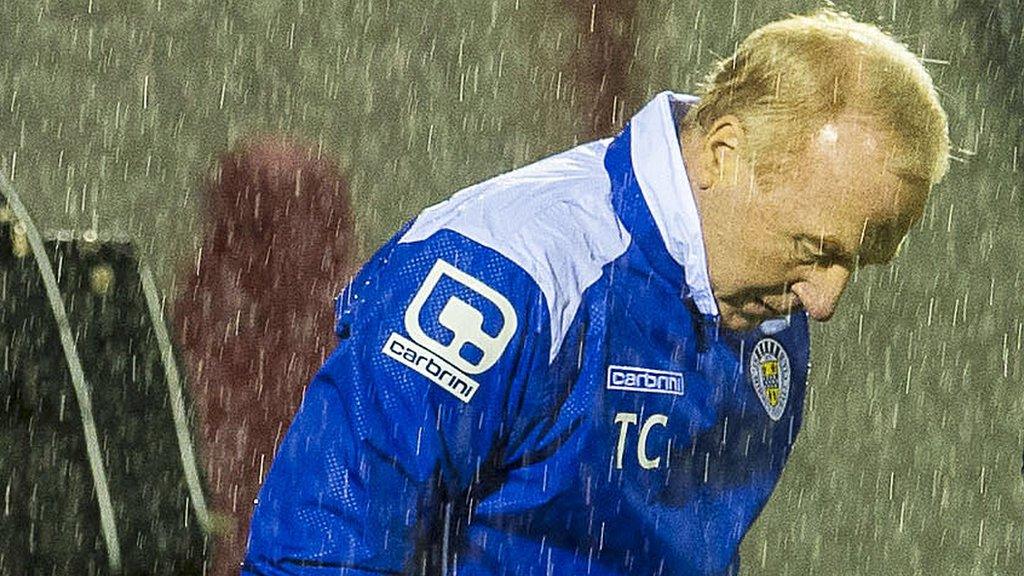 St Mirren manager Tommy Craig