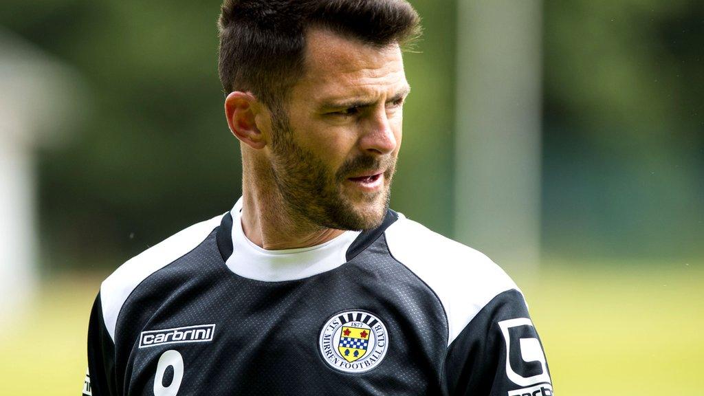 St Mirren captain Steven Thompson