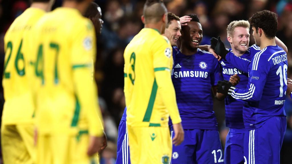 Chelsea celebrate