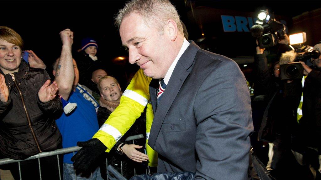 Rangers manager Ally McCoist