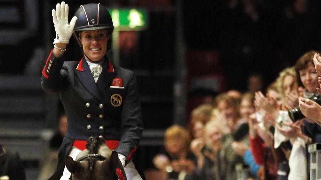 Double Olympic champion Charlotte Dujardin