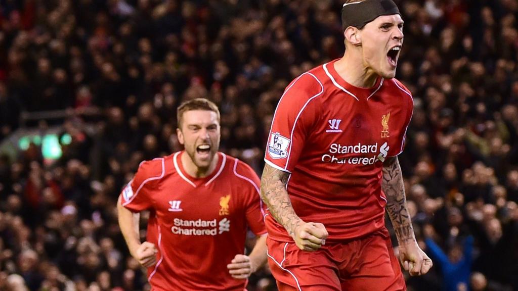 Martin Skrtel celebrates