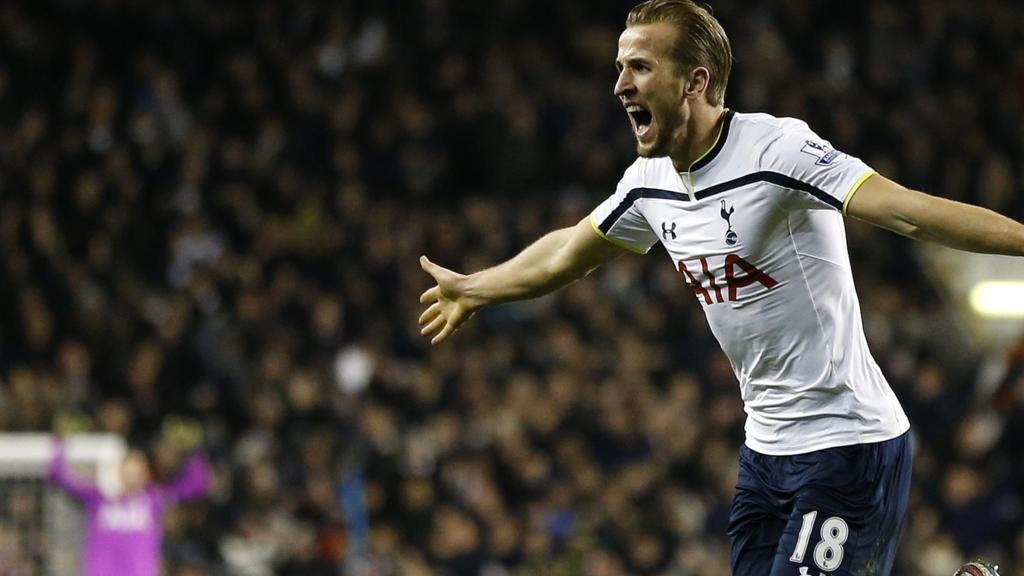 Harry Kane celebrates