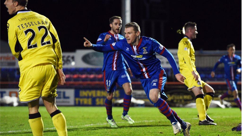 Inverness scorer Billy McKay