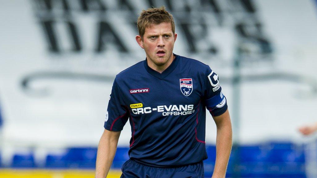 Ross County skipper Richie Brittain