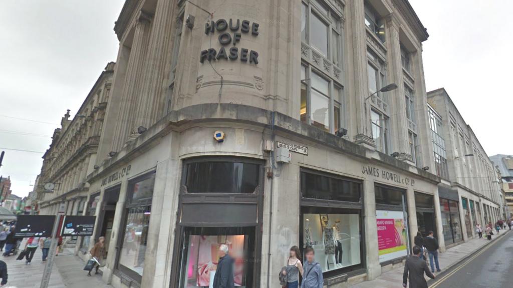 Howell's House of Fraser store, St Mary St, Cardiff