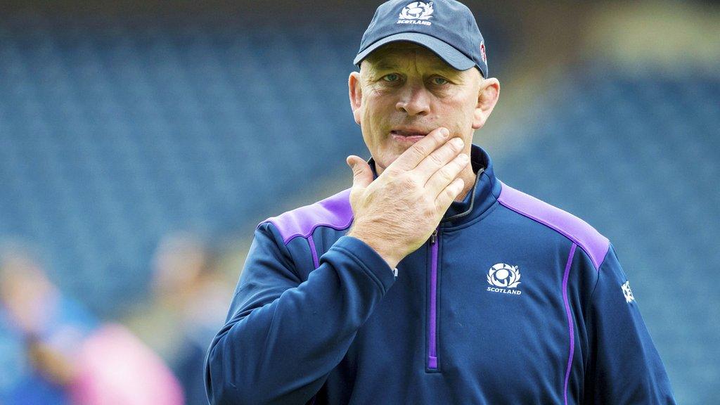 Scotland head coach Vern Cotter