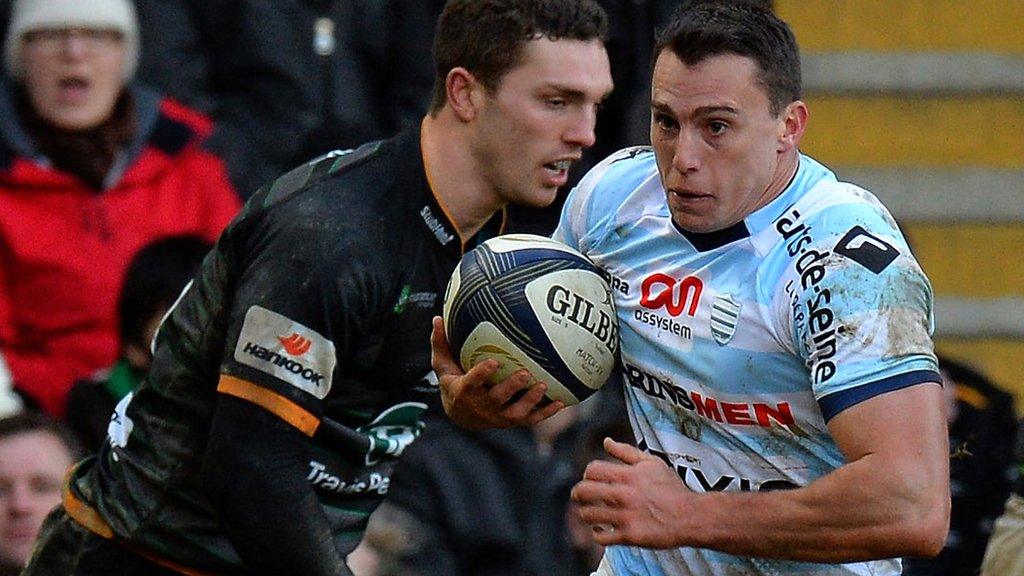 Argentina winger Juan Ihmoff scored twice for Racing Metro