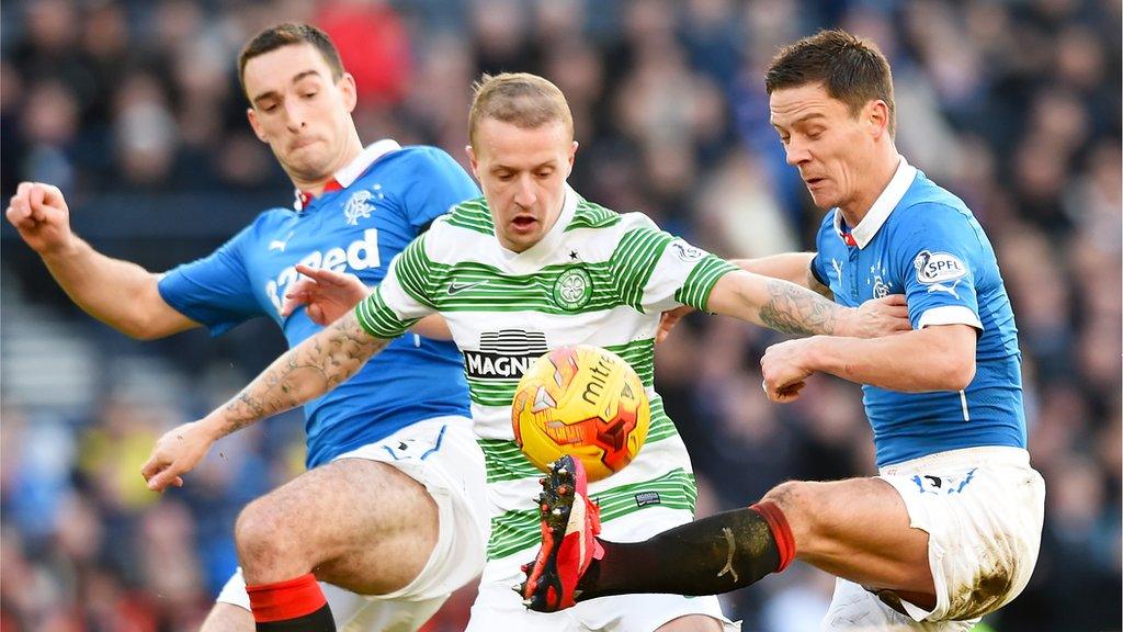 Lee Wallace, Leigh Griffiths and Ian Black