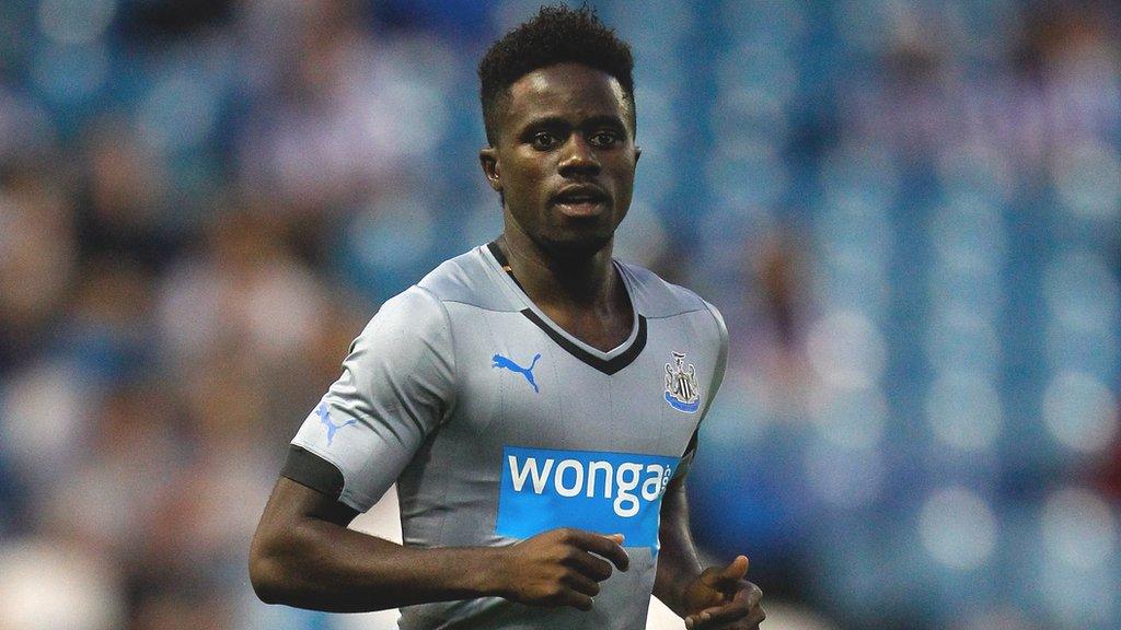 Newcastle midfielder Gael Bigirimana